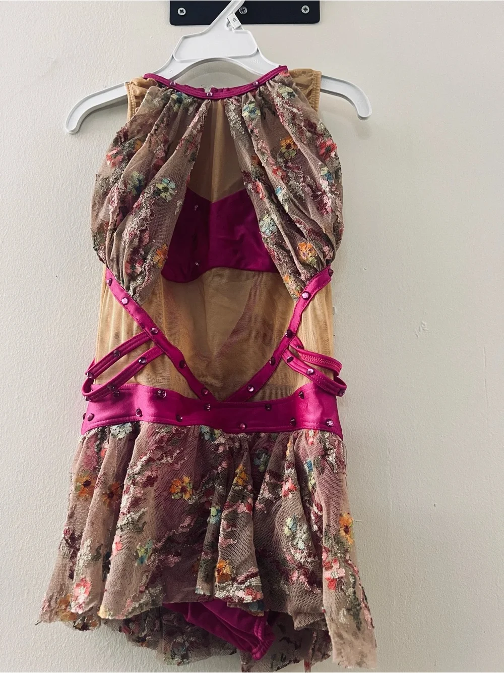 N/A magenta floral
